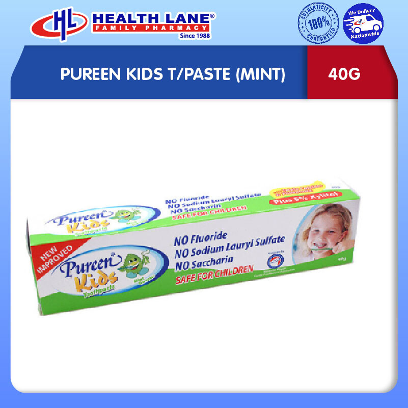 PUREEN KIDS T/PASTE (MINT) 40G